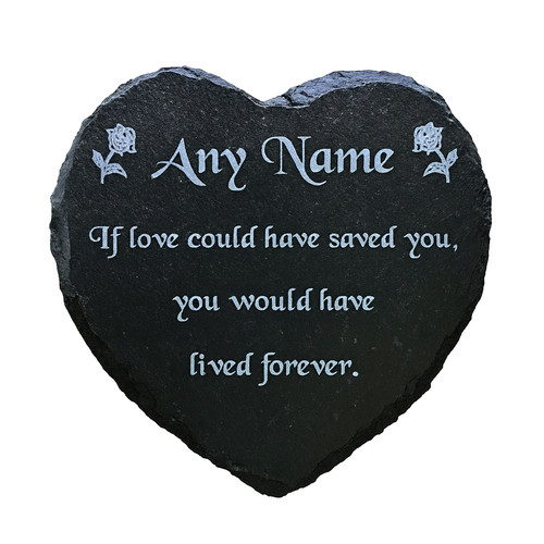 Personalised engraved slate - personalised,