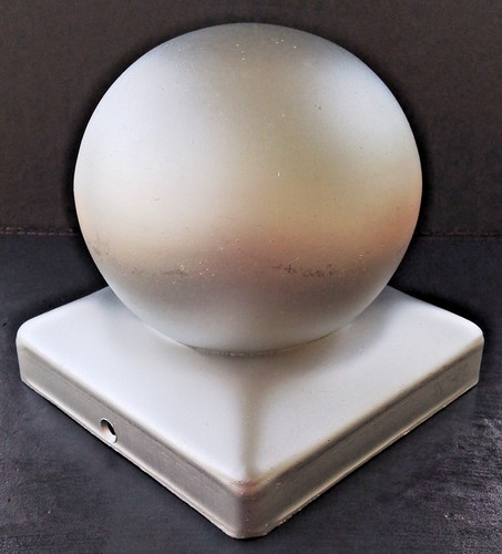 10cm square post caps - 2,