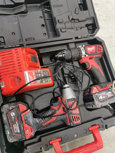 Milwaukee m18 hammer drill - drill, and
