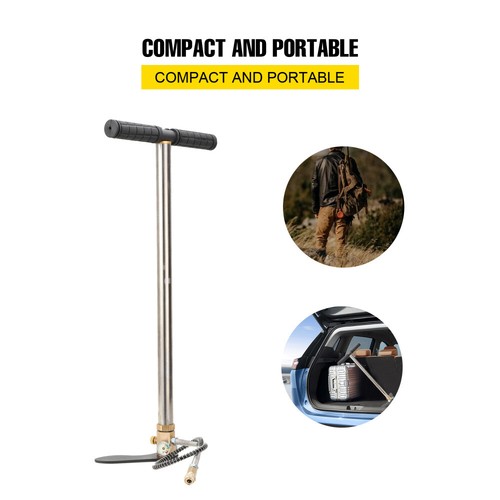 Hand pump stirrup - pump, charging