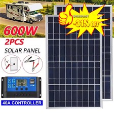 100W Solar Panel Kit Battery
