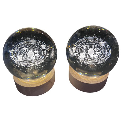 Set two crystal ball - set,