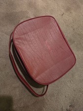 Vintage Vanity Case. Red With