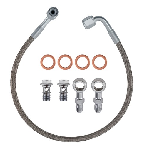 Turbo oil feed line for - turbo,