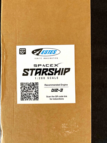Rare limited run estes - estes, spacex