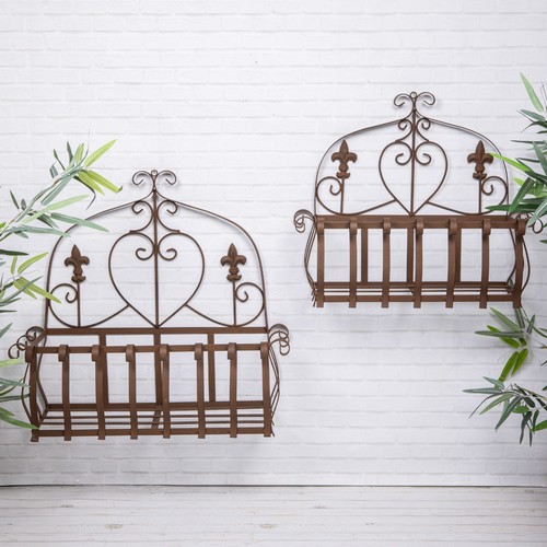 Large metal rustic brown - metal,