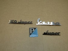 Piaggio Vespa Douglas 125 759 miles badge set (15234)