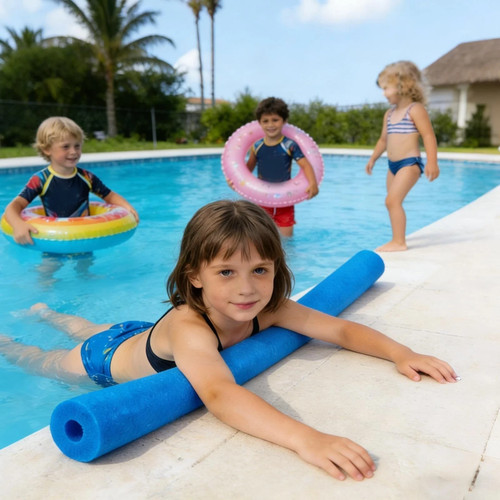 Swimming pool noodle float - pool, aid