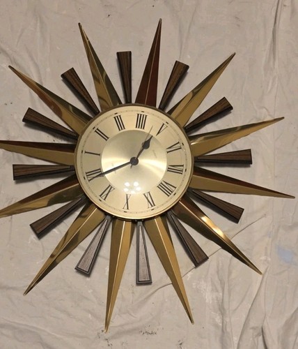 Metamec starburst clock - starburst, in