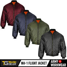 MA1 Security Mens Military Army Pilot Security Doorman Mod Bomber Jacket Biker