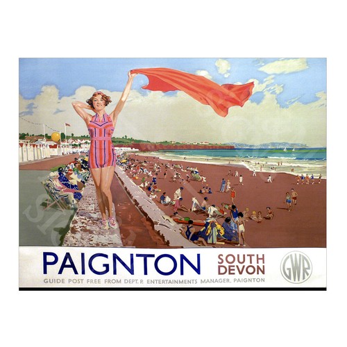 Paignton seaside metal - seaside, signs