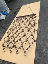 Chain Harrows Grass 2 Way Tines Fixed 4ft Quality 12mm Dia Tine