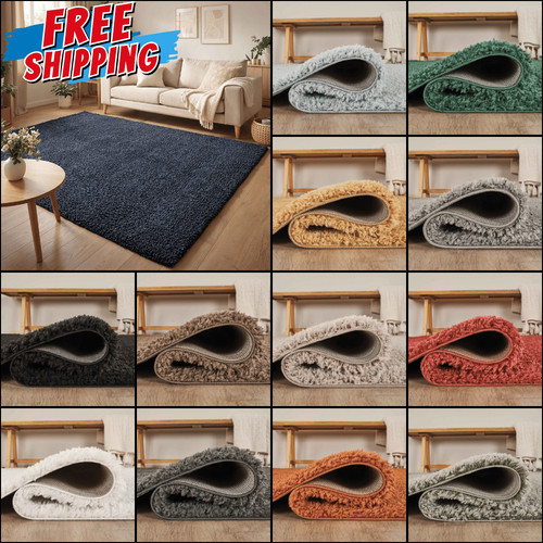 Ultra soft deep pile rug - ultra, non