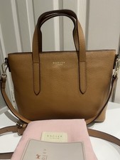 RADLEY Silk Street Small Open Top Multiway Bag - Brown - Immaculate RRP £179