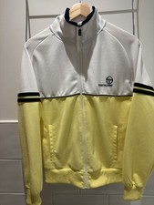 Sergio Tacchini Orion Track Top Yellow/White Size Small