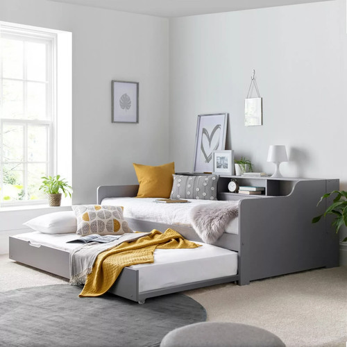 Tyler grey wooden daybed - grey,