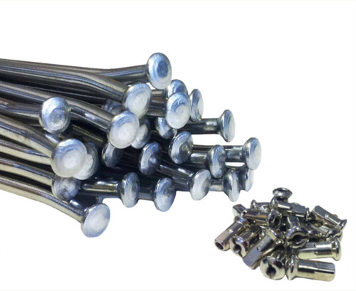 Polished stainless steel spoke - polished,