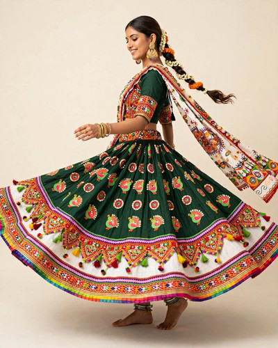 Women green embroidered - green,