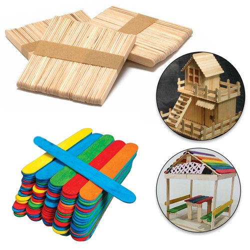 Mixed natural popsicle - popsicle, sticks