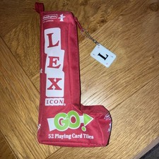 Lexicon Go, game 52 playing card tiles, games family fun - Brand New