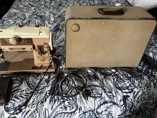 Vintage Singer 401A Sewing Machine+ Foot Pedal – Working 