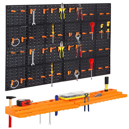 Piece pegboard shelf tool - 78,