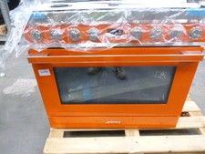 Smeg Range Cooker Orange CPF9GPOR 90cm Dual Fuel A Graded (CH-2746)