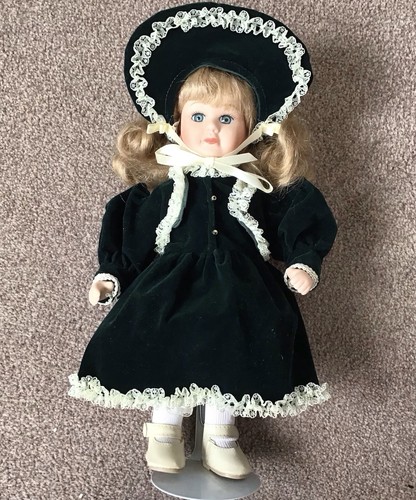 Vintage porcelain doll - vintage, with
