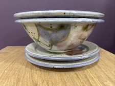 Studio pottery Soup Bowls X 2