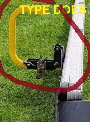 Rhino ladder stow spare clamp - ladder,