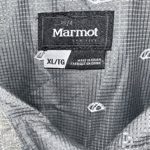 Marmot shirt button - marmot, tent