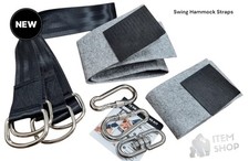 Tree Swing Hanging Straps Hammock Heavy Duty Kit for Chair Adjustable 2PC 