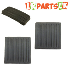 Land Rover Defender Brake Clutch & Accelerator Pedal Rubber Pad Set 1983-98