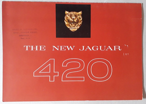 Jaguar 420 saloon brochure - jaguar,