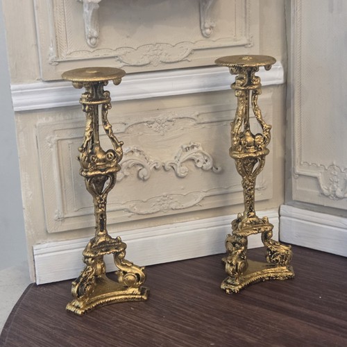 12th scale pedestal - 1/, rococo