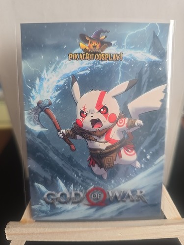 Pikachu cosplay kratos god - kratos, of