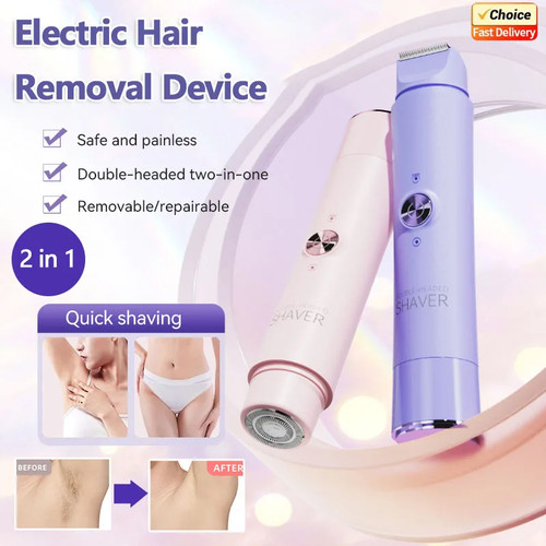 Double head electric epilator - head,