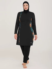 Muslim Burkini 3-Piece Set–Modest Long Sleeve Swimwear for Women Travel Holiday