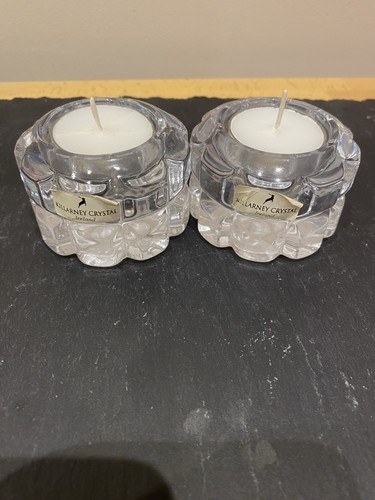 Pair killarney crystal tea - of,