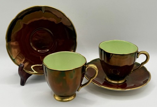 Two vintage carlton ware - carlton, rouge
