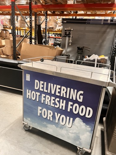 Hot food trolley and cupboard - hot,