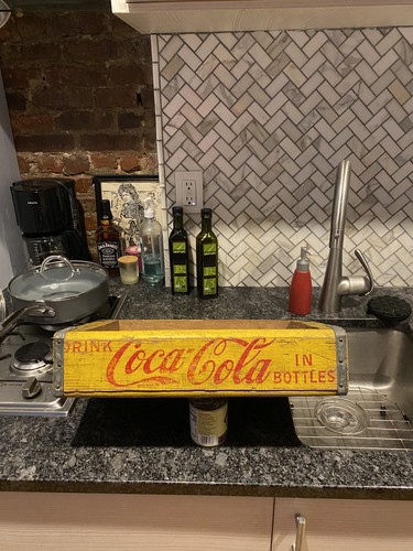 Vintage coca cola crate - coca-cola, wood
