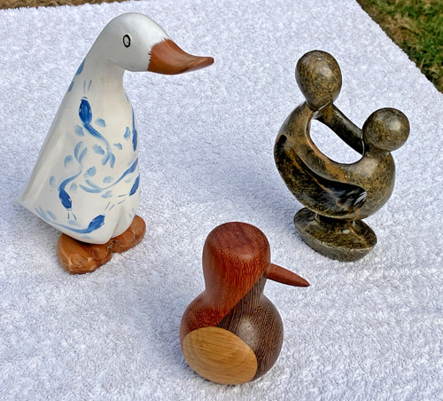 Wooden duck penquin soap - wooden, penquin,