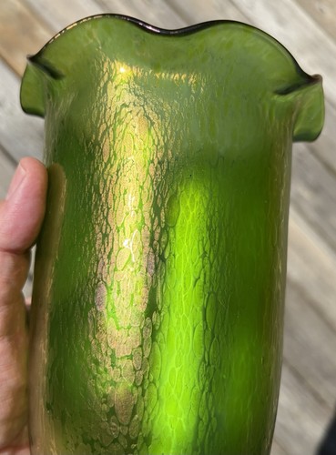 Loetz green papillon beautiful - loetz,