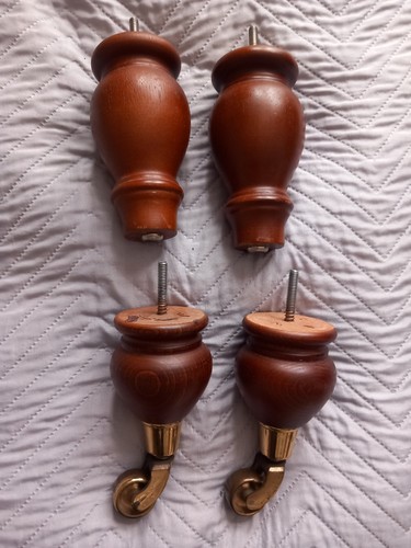 Vtg chunky turned wood - vtg,