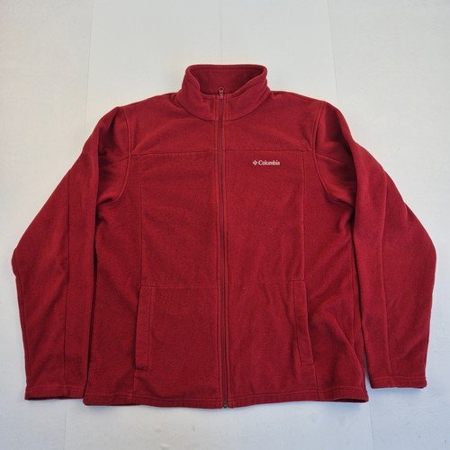 Columbia fleece large red mens - columbia,