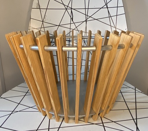 Wooden chrome fruit basket - wooden,