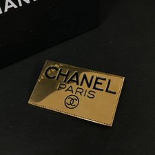 EGA CHANEL CC Logo Gold Tone