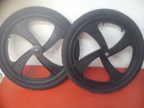 Vintage bmx wheelset old - bmx,