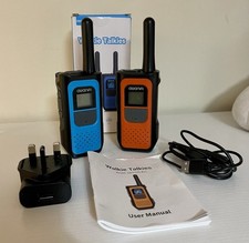 Awanfi Rechargeable Walkie Talkies 2 Pack with 16 Channels